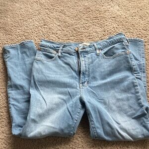 Madewell Light Blue Perfect Vintage Straight Leg Jeans